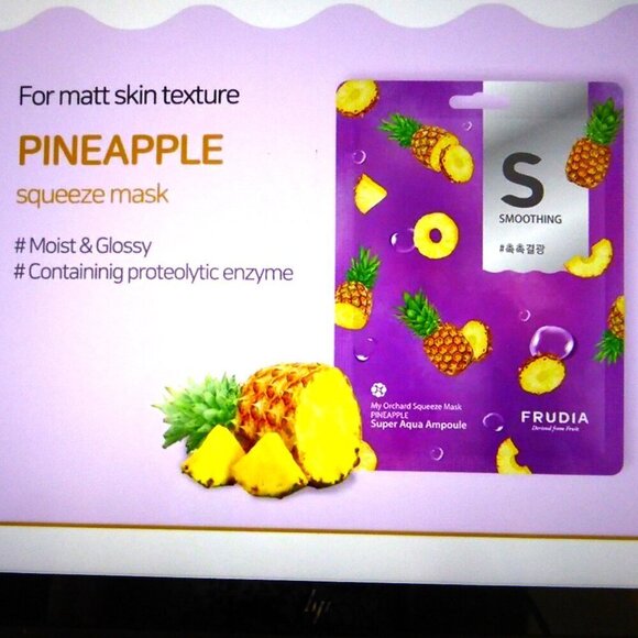 New! 10 Frudia Sheet Masks - New! Smoothing Pineapple  - 10 Juicy Sheet … - Picture 12 of 12